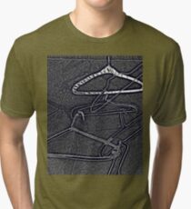 Love Clothes? Don't forget hangers! Tri-blend T-Shirt