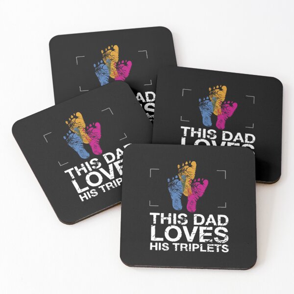 Item preview, Here's To THIS DAD LOVES HIS TRIPLETS [Perfect Father's Day Souvinir] designed and sold by H Jonas.
