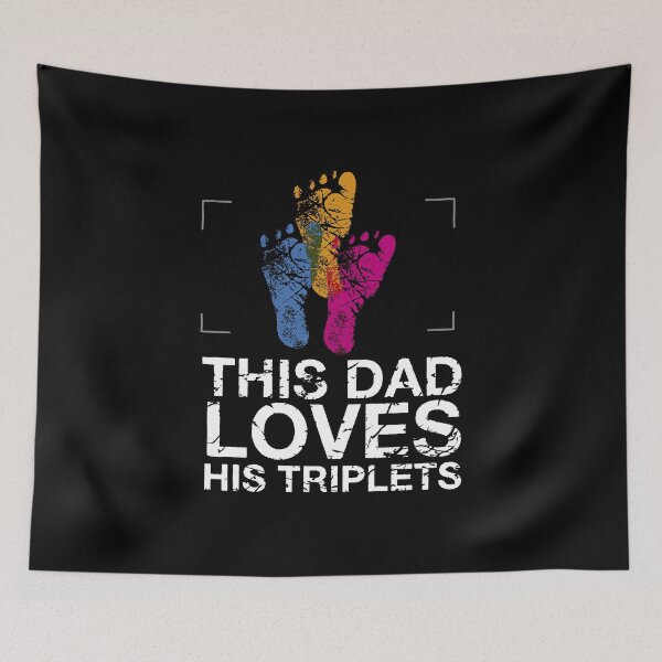 Item preview, Here's To THIS DAD LOVES HIS TRIPLETS [Perfect Father's Day Souvinir] designed and sold by H Jonas.