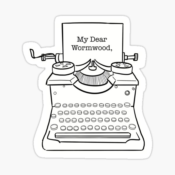 Item preview, Screwtape's Typewriter designed and sold by Classicsnerd1.