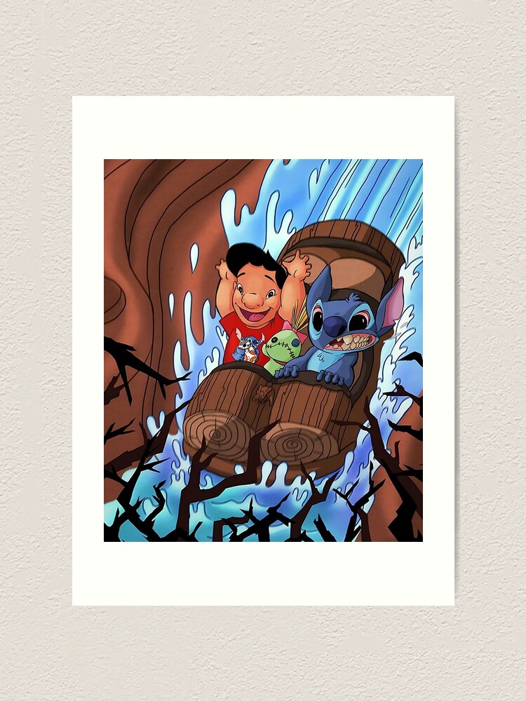 lilo and stitch Art Print for Sale by trinkleintelle