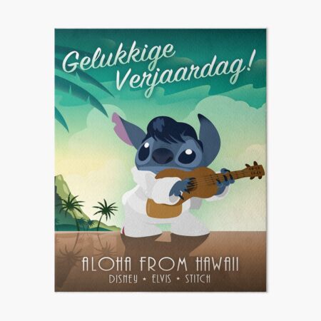 Vista previa del artículo con la obra «Lilo y Stitch», diseñado y vendido por trinkleintelle.