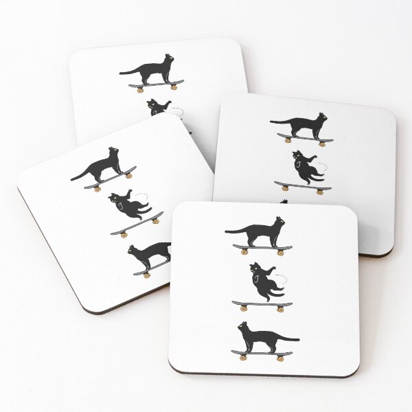 Item preview, Cat Skateboard Tricks #Front Side 180 designed and sold by bignosework.