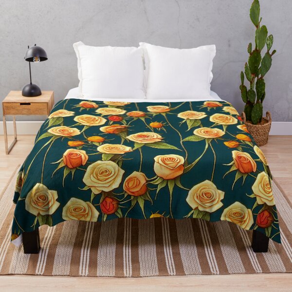 Item preview, Sunset Roses Seamless Pattern A designed and sold by GraphicsPagoda.