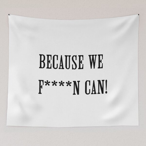 Item preview, Because we f...n can! designed and sold by WhatTeeFox.