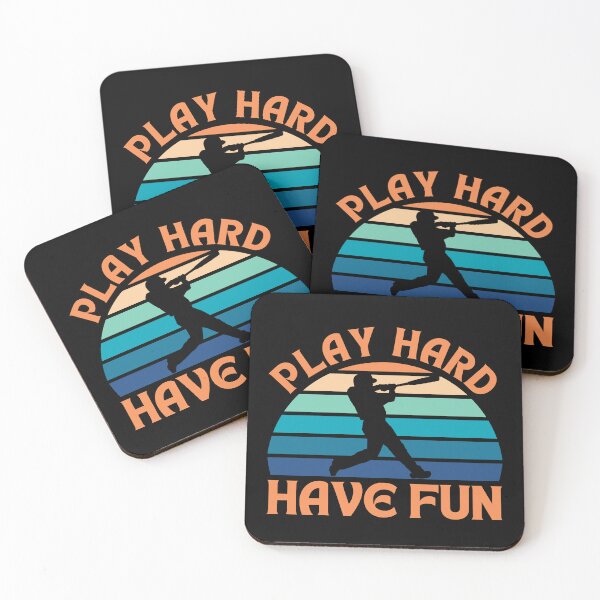 Item preview, Play Hard, Have Fun Baseball Design designed and sold by brindled.