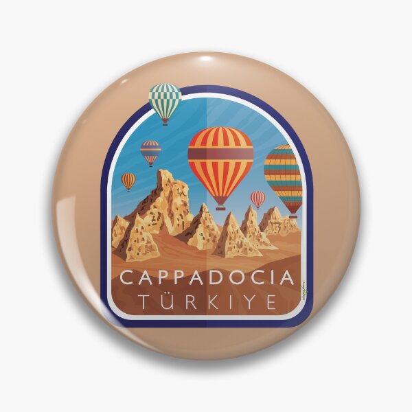 Item preview, Cappadocia Turkey Türkiye Balloon Flight Sticker T-Shirt 01 designed and sold by OuterShellUK.