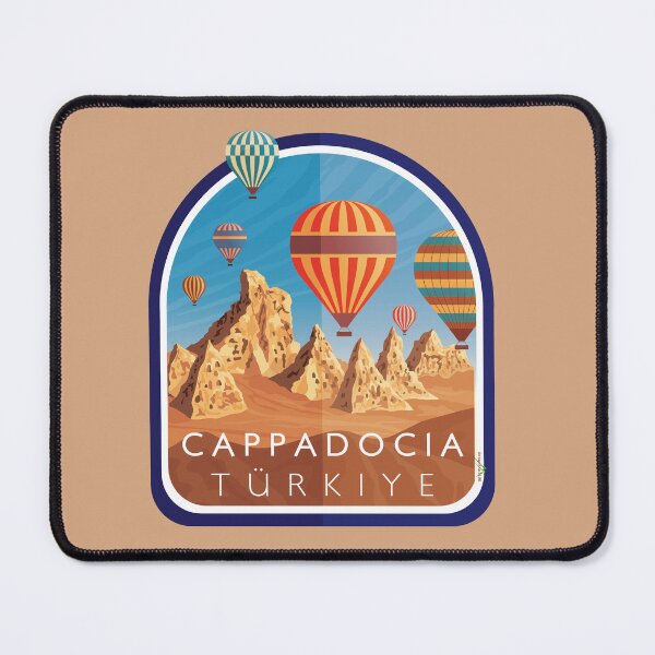 Item preview, Cappadocia Turkey Türkiye Balloon Flight Sticker T-Shirt 01 designed and sold by OuterShellUK.