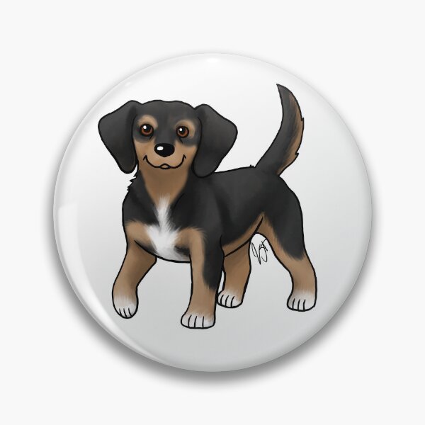 Item preview, Queen Elizabeth Pocket Beagle - Black and Tan designed and sold by Jennifer Stolzer.
