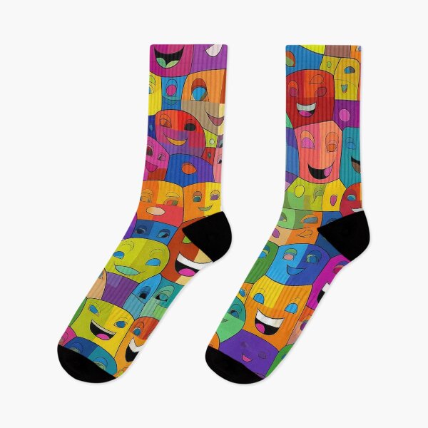 Item preview, Happy Faces — 10 designed and sold by ddaiart.