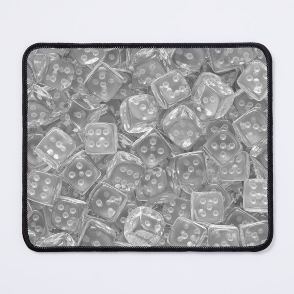 Item preview, Lots of Dice - Transparent White Board Game Dice ( tabletop / boardgame / rpg D6 ) designed and sold by Soludum Dice & Meeple Merch.