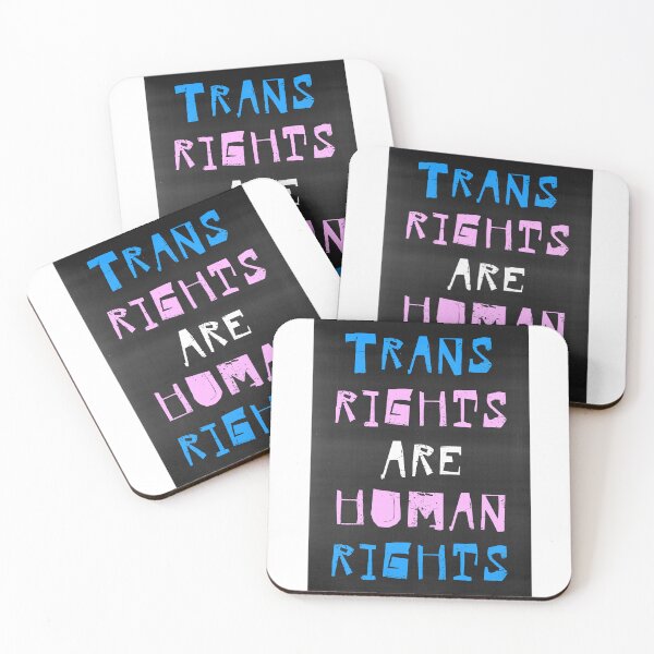 Item preview, Trans rights are human rights  designed and sold by Spookd Moon.