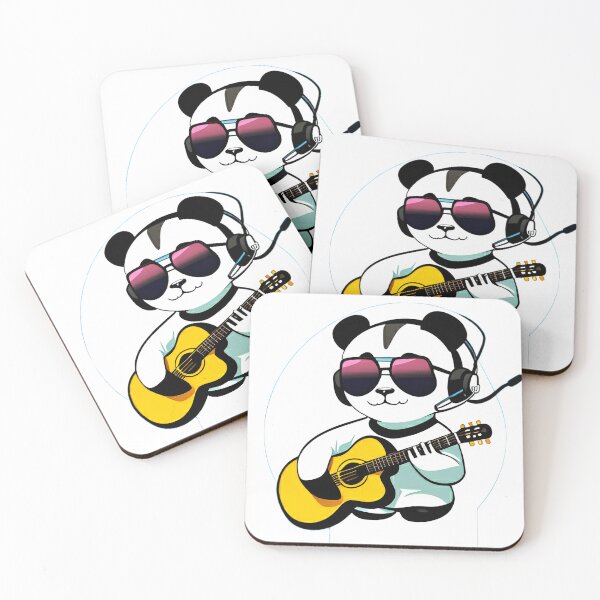 Item preview, Cute panda playing music designed and sold by ManikRaja.