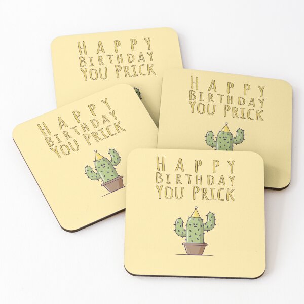 Item preview, Happy birthday you prick designed and sold by G-illustrate.