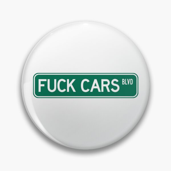Item preview, Fuck Cars BLVD Street sign  designed and sold by marina ralston.