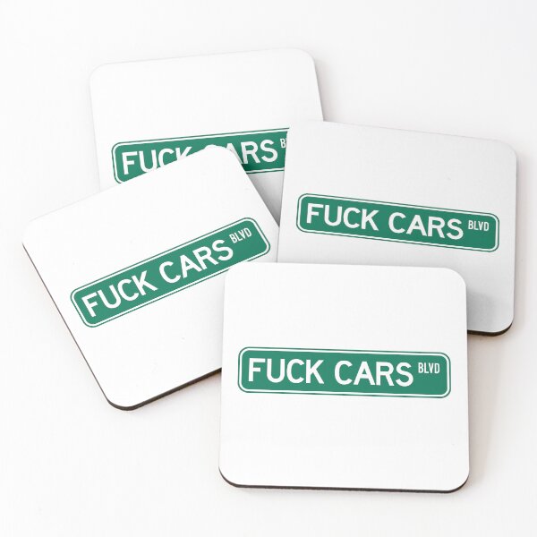 Item preview, Fuck Cars BLVD Street sign  designed and sold by marina ralston.