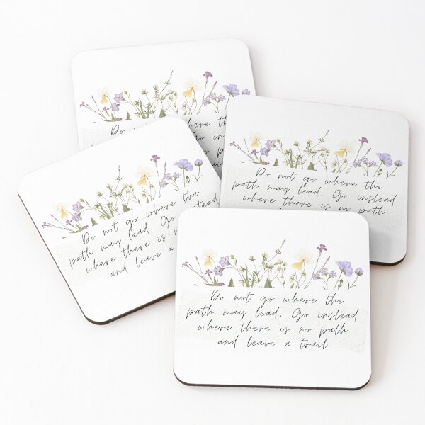 Item preview, Blaze Your Own Trail" Watercolor Wildflower designed and sold by Wildflowerinc.