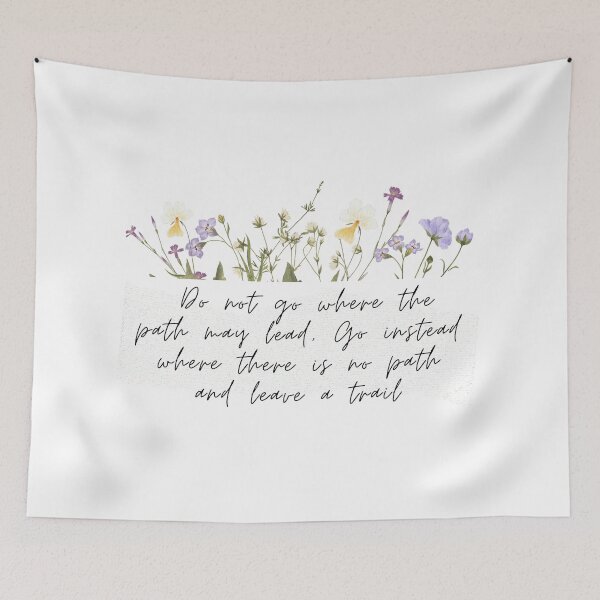 Item preview, Blaze Your Own Trail" Watercolor Wildflower designed and sold by Wildflowerinc.