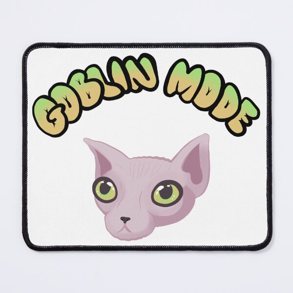 Item preview, Goblin Mode Hairless Cat Sphynx Cat designed and sold by Creepy-Cutesie.