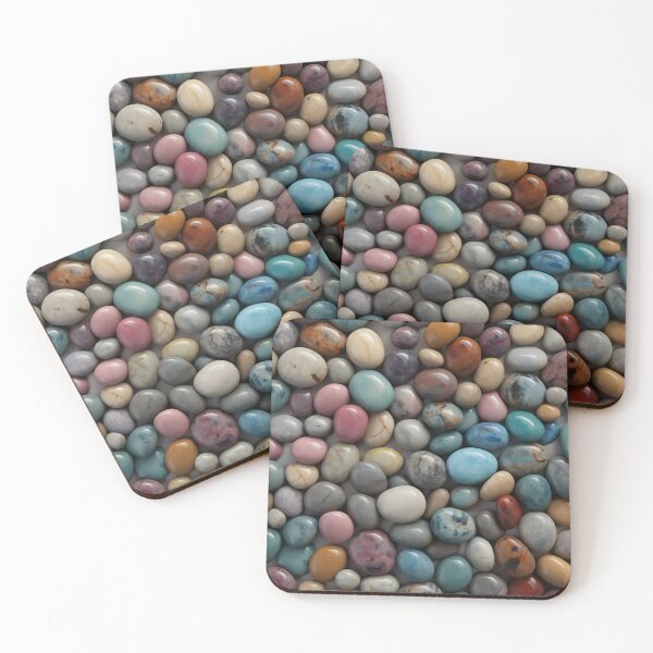 Item preview, Multicolored Marble Stones Texture - Seamless High-Resolution Design designed and sold by kfir marco.