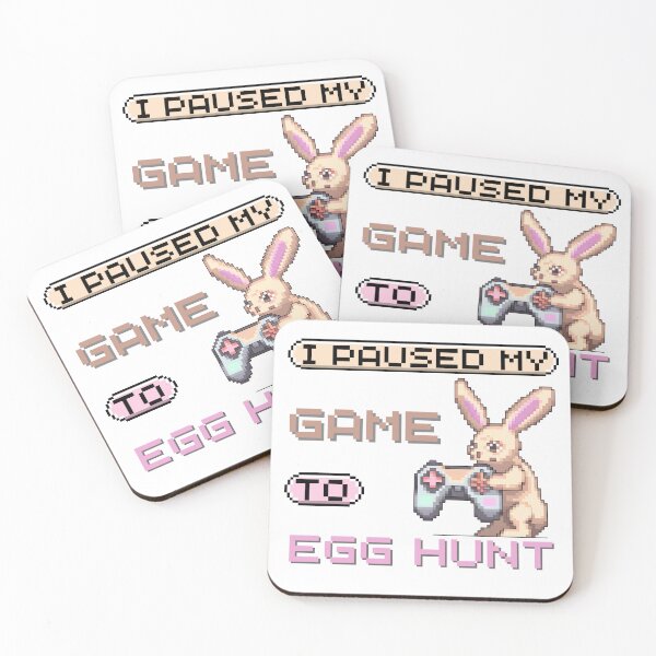 Item preview, I paused my game to egg hunt designed and sold by Yevhenii Kravchuk.