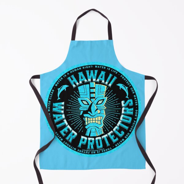 Item preview, PMD00814 Progressive Movement Designs Hawaii Water Protectors Tiki for Hawaiians progressive Democrats Independents and Bernie Sanders supporters water is life human right protect water Hawaii designed and sold by ProgressiveLeft.