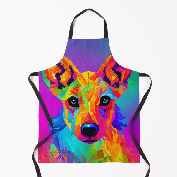 Item preview, Kaleidoscopic Canines: Polygonal Pup #1 designed and sold by DesignoDynamo.