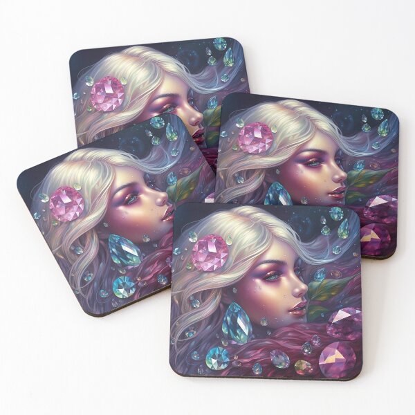 Item preview, Female With Precious Gemstones designed and sold by MTJ-Mushrooms.