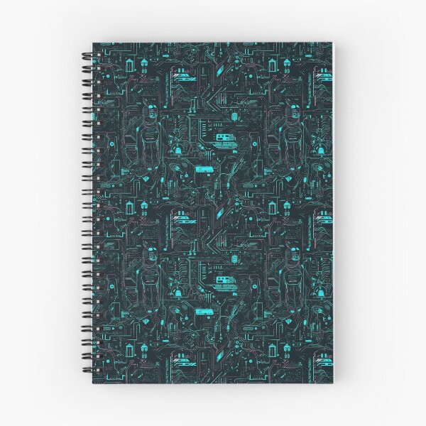 Item preview, Blue Cyberpunk Circuits designed and sold by Burts-Beans.