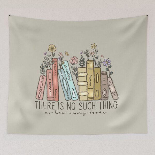 Item preview, 'No hay tal cosa como demasiados libros' - para amantes de los libros y lectores ávidos. designed and sold by javajossi.