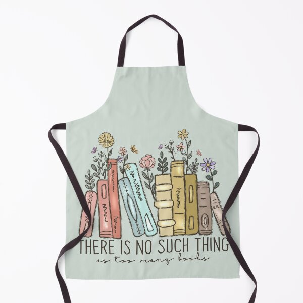 Item preview, 'There is No Such Thing As Too Many Books' - for book lovers and avid readers. designed and sold by javajossi.