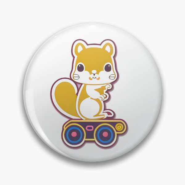 Item preview, A Happy Little Squirrel on a Hoverboard designed and sold by DeepSeeAI.