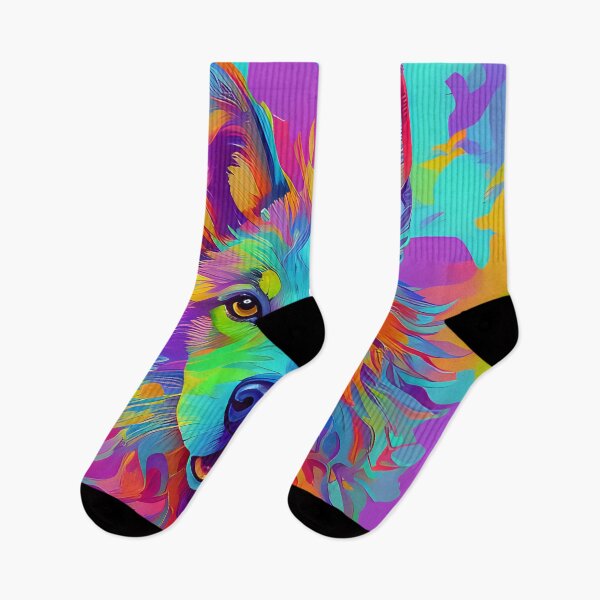 Item preview, Kaleidoscopic Canines: Polygonal Pup #2 designed and sold by DesignoDynamo.