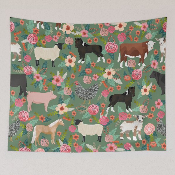 Item preview, Farm gifts chickens cattle pigs cows sheep pony horses farmer homesteader  designed and sold by PetFriendly.