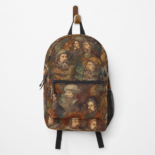 Item preview, Rembrandt Paintings Mashup Pattern designed and sold by GrassrootsGreen.