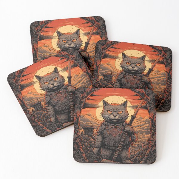 Item preview, Samurai Cat designed and sold by k2lu533.