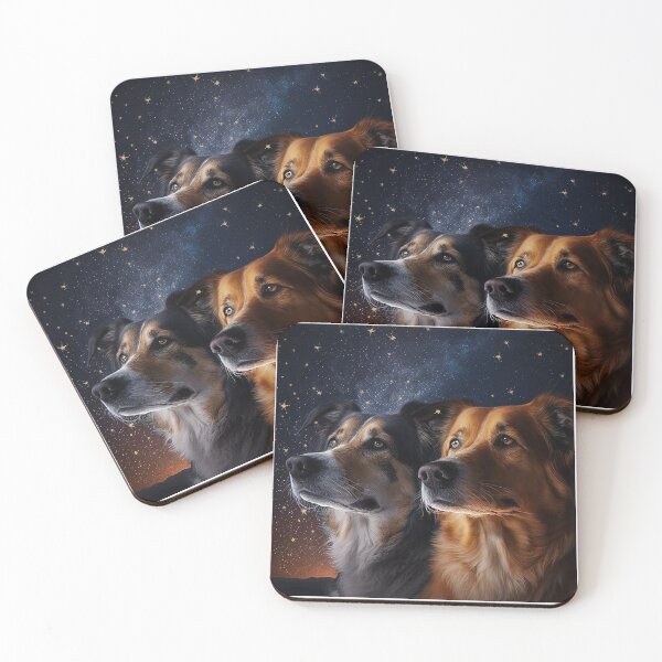 Item preview, Bestie Dogs looking up at the sky  - dog lover designed and sold by SameeraDammeyer.