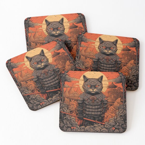Item preview, Cat Samurai designed and sold by k2lu533.
