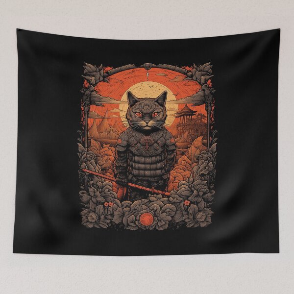 Item preview, Cat Samurai designed and sold by k2lu533.