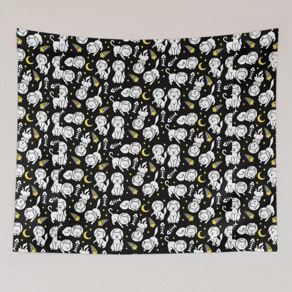 Item preview, Kawaii Astronaut Cats by Tobe Fonseca designed and sold by Tobe Fonseca®.