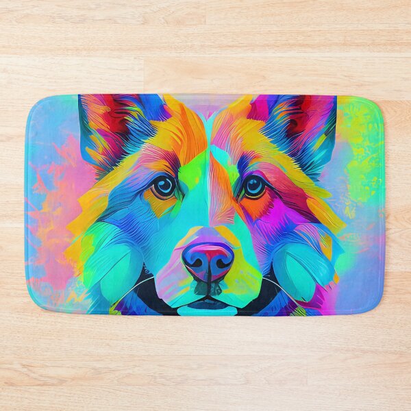 Item preview, Kaleidoscopic Canines: Polygonal Pup #3 designed and sold by DesignoDynamo.