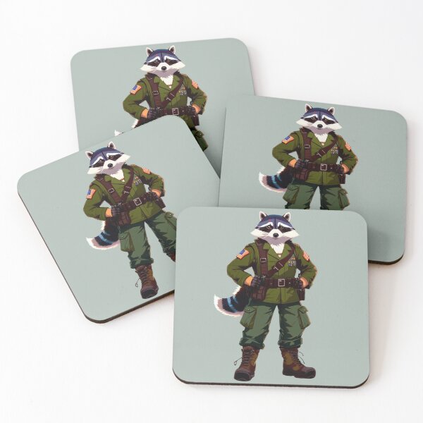 Item preview, Hipster Racoon V15 designed and sold by HipsterAnimals.