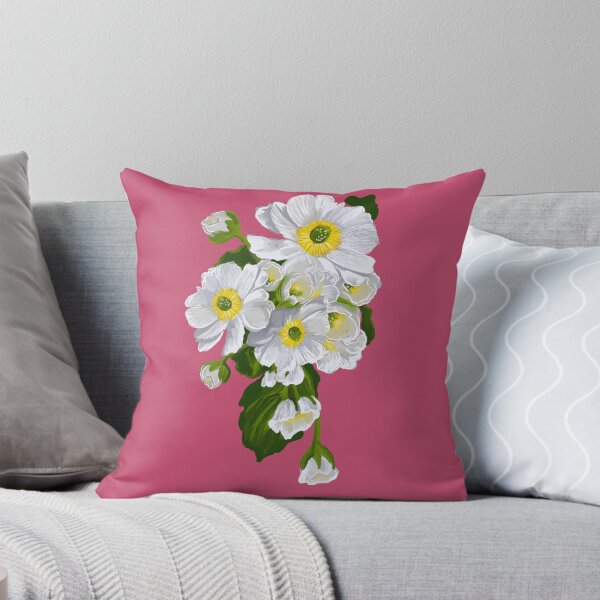 Item preview,  Mount Cook buttercup, on pink designed and sold by carole hirst.