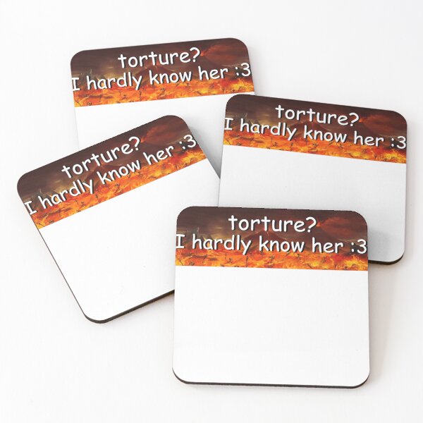Item preview, Torture? I Hardly Know Her Bumper Sticker designed and sold by casserolestan.