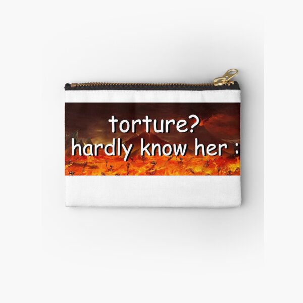Item preview, Torture? I Hardly Know Her Bumper Sticker designed and sold by casserolestan.