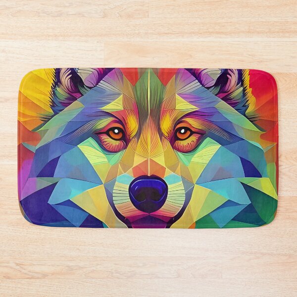 Item preview, Kaleidoscopic Canines: Polygonal Pup #6 designed and sold by DesignoDynamo.