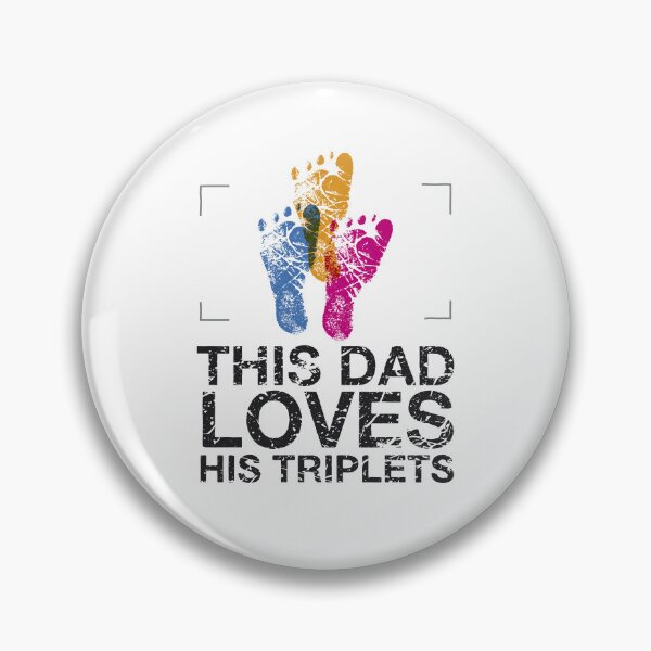 Item preview, Proud Dad of Triplets - Celebrate your love for your little ones designed and sold by H Jonas.