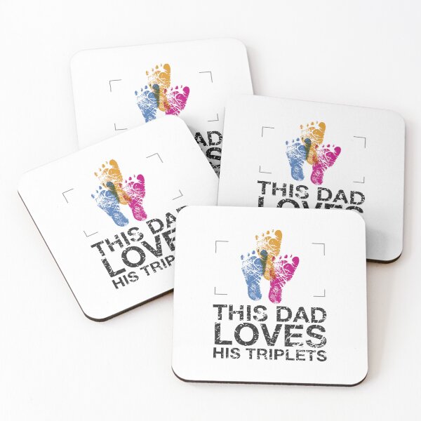 Item preview, Proud Dad of Triplets - Celebrate your love for your little ones designed and sold by H Jonas.
