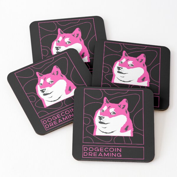 Item preview, Dogecoin Pink Dreaming for Dogegirls designed and sold by NFTDesignsBLV.