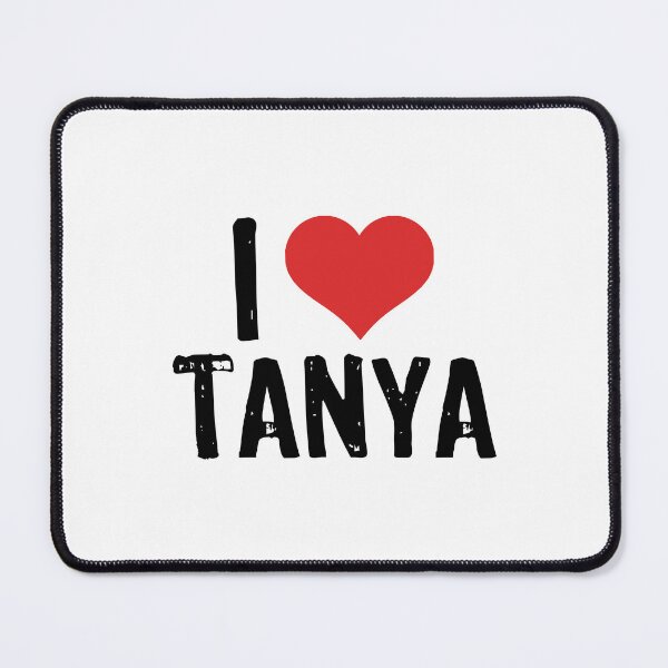 Aperçu de l'œuvre J'aime Tanya créée et vendue par The "I Love Everything" Shop.